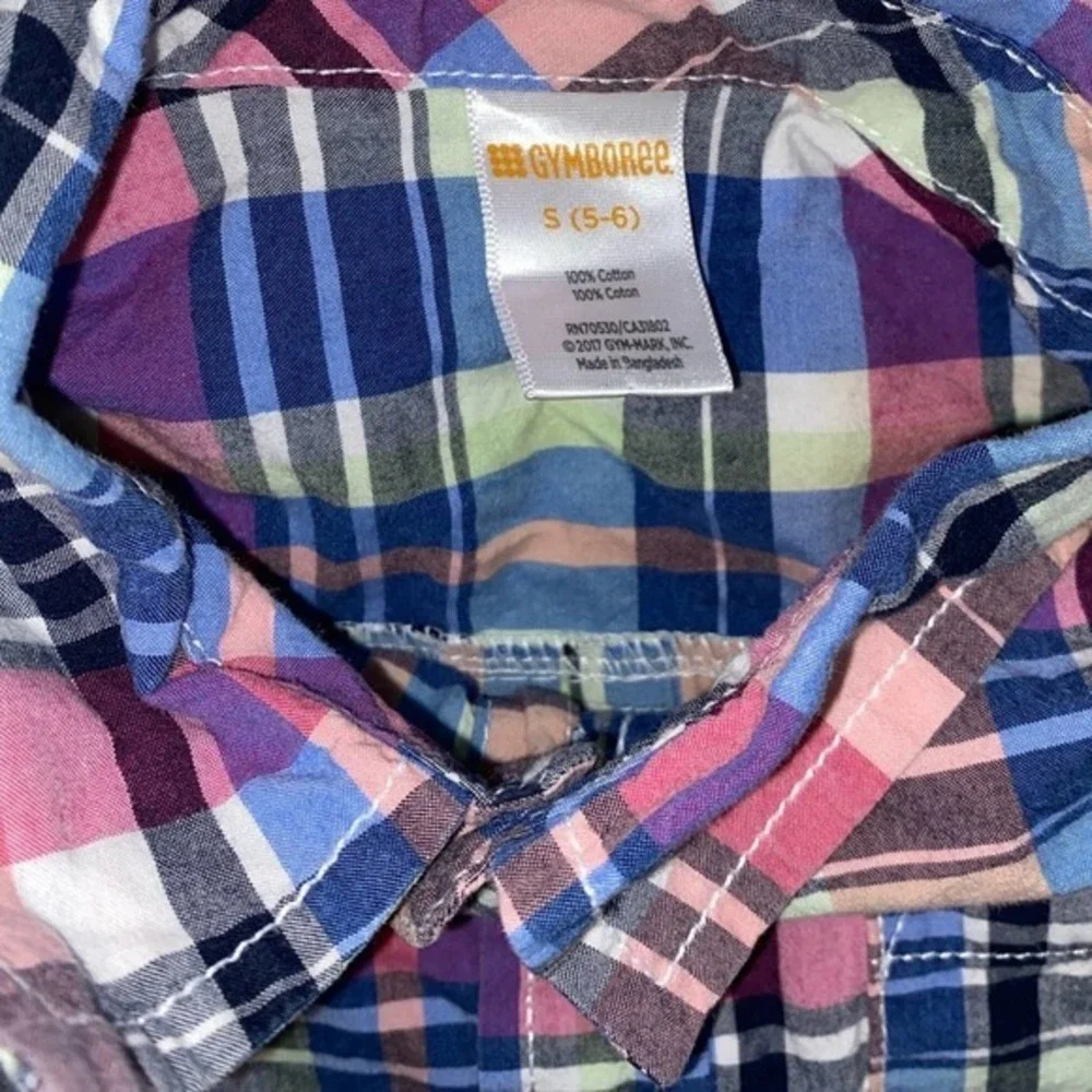 Gymboree Boys Plaid Button Down Shirt